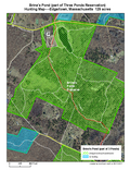 Download PDF file Three Ponds Reservation - Brine’s Pond Preserve hunting map